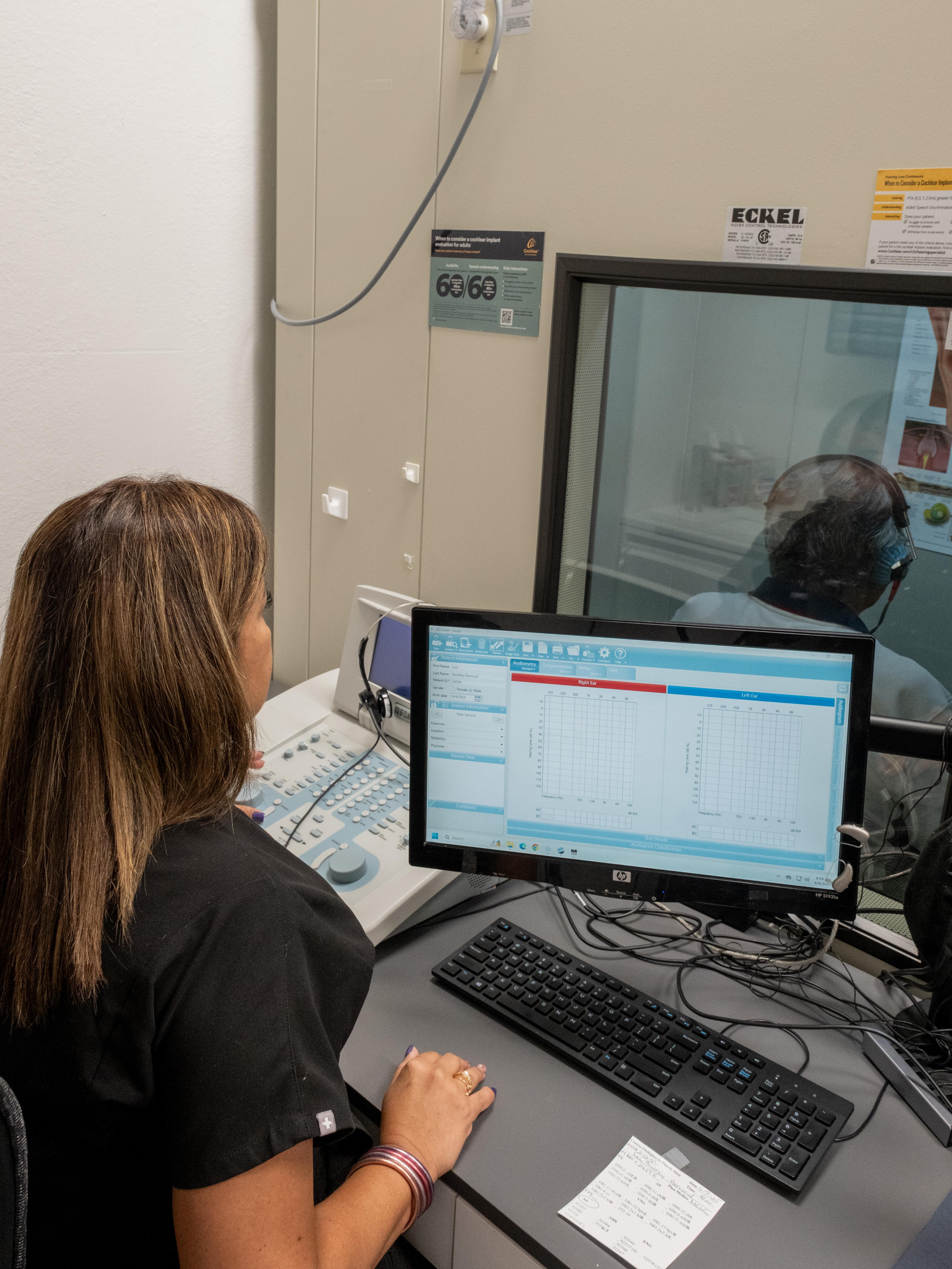 Audiology evaluation equipment